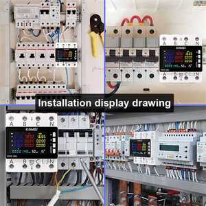 Công tơ điện thông minh KWS-306WF 3 pha WiFi Tuya, lắp trên thanh DIN, giám sát điện năng, điện áp AC85-290V, bảo vệ chống rò rỉ điện áp và dòng điện - Product Image 5