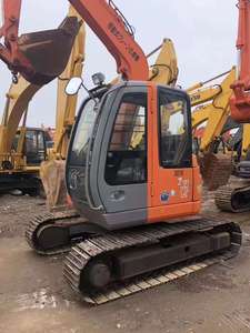 Excavatrice Hitachi <span class=keywords><strong>Zx</strong></span> 75 d'occasion, 7 tonnes, 95% neuve, d'origine japonaise, avec certifications EPA et CE, pour travaux agricoles et de terrassement - Product Image 3