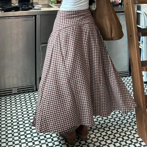 กระโปรงทรงเอลายสก็อต Y2K สำหรับผู้หญิง ฤดูร้อน เอวสูง ทรงเข้ารูป สไตล์ Preppy สีสันตัดกัน กระโปรงสั้นลำลอง สตรีทแวร์ - Product Image 2