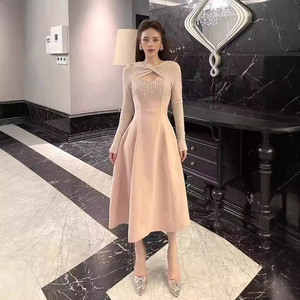 chinese dress ladies black criss cross halter dress – All There Boutique main image 1