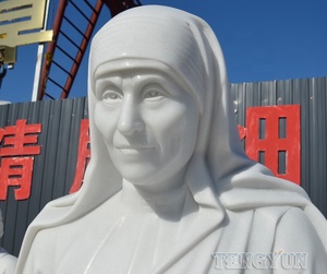 Christentum Kirche Religiöse Heilige Teresa von <span class=keywords><strong>Lisieux</strong></span> Marmor Heilige Skulptur Lebensgröße Nonne Stein Weibliche Statue - Product Image 6