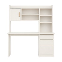 Bureau d'ordinateur en mélamine stratifiée en forme de L, qualité E1, idéal pour chambre à louer