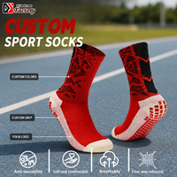 Échantillon Gratuit - Chaussettes de Football Antidérapantes de Performance pour Hommes, Personnalisables avec Logo, pour Équipes et Designers - Vente en Gros