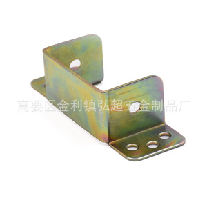 Support de plateau en bois 50x30x32x93mm, couleur fer, plaqué zinc, durable pour la connexion de la structure de lit - Product Image 1