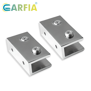 Supports de fixation rectangulaires en verre pour portes de douche, pinces de support d'étagère, connecteurs de quincaillerie pour meubles et armoires - Product Image 6