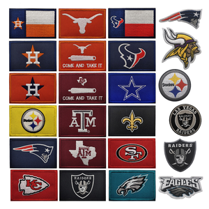 Logotipos de Equipos de Fútbol Americano de la <span class=keywords><strong>NFL</strong></span> Bordados Termoadhesivos para Gorras, Rushers, Pittsburgh Steelers, Minnesota, para Filadelfia - Product Image 1