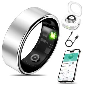Bague connectée unisexe, surveillance de la fréquence cardiaque, de l'oxygène sanguin et du sommeil, soins à distance pour Android et iOS, directement du fabricant - Product Image 5