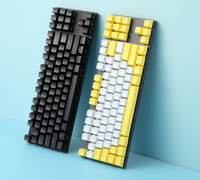 Keyboard Gaming Mekanik RGB Mini Berkabel 87 Tombol OEM Harga Murah untuk PC Desktop