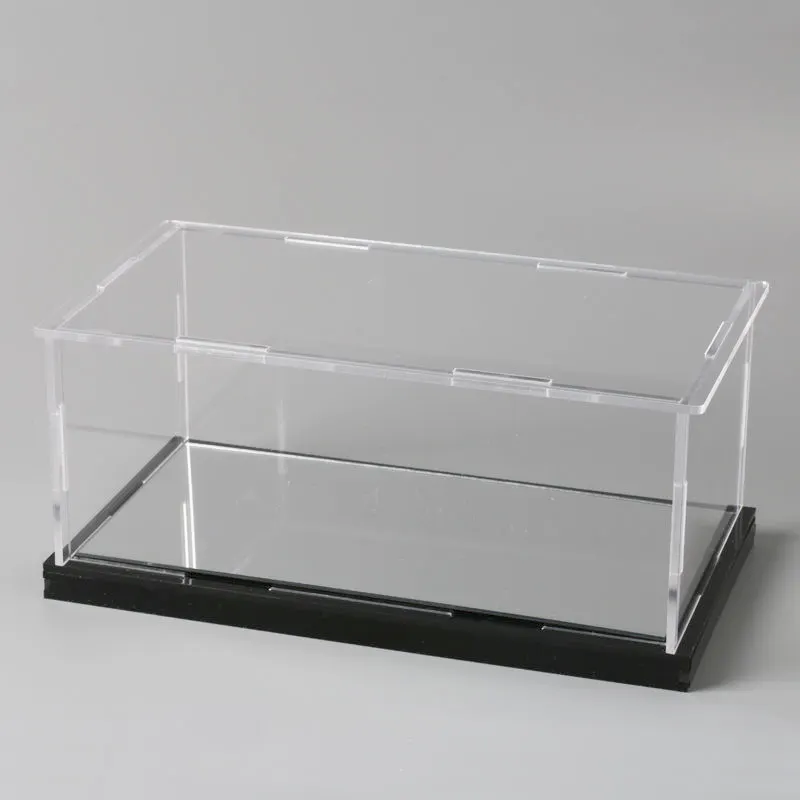Wholesale Plexiglass Acrylic Rectangle Box Acrylic Display Case Custom Cube Crystal Clear Acrylic Gift Box