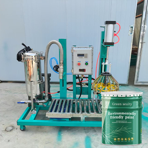 Machine de remplissage de peinture à tambour de type pesage semi-automatique pour peinture résine époxy 3l <span class=keywords><strong>50l</strong></span> - Product Image 1