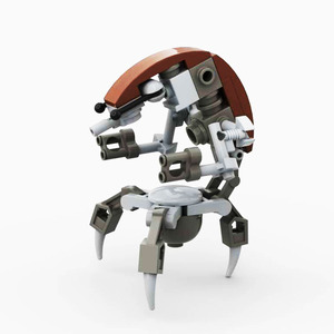 MOC 11 Estilos <span class=keywords><strong>Robot</strong></span> Mecha <span class=keywords><strong>Araña</strong></span> de Guerra Espacial, Juguete Coleccionable de Construcción DIY para Armar Escenas, Compatible con <span class=keywords><strong>Mini</strong></span> Muñecas, Regalo Navideño para Niños - Product Image 4