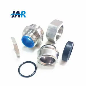 JAR SY Factory Price Corrugated Tube Fittings Galvanized Metal Flexible Conduit Connector