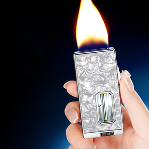 Đèn khò kim loại bề mặt tùy chỉnh mới, ngọn lửa mở, có thể bơm hơi, đánh lửa bằng rung, ngọn lửa siêu rộng - Product Image 4