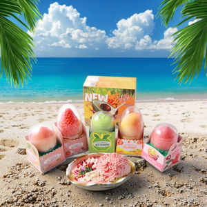 بيع بالجملة محاصر تخصيص المانجو بنكهة الحلال خدمة لينة الآيس كريم المصاصات - Product Image 3