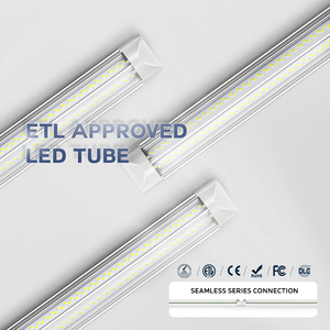 50W 100W <strong>4ft</strong> 8ft V Model Integrated T8 Led <strong>Tube</strong> Light Garage Warehouse Workshop LED Linkable Integrated <strong>Tube</strong> - Product Image 2