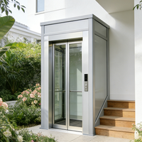 Plateforme élévatrice hydraulique à 2 étages, 400 kg, pour usage résidentiel, ascenseur individuel avec vitesse de 0,4 m/s, certifiée ISO9001/CE pour utilisation en intérieur