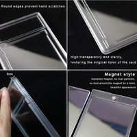 Taineng Clear 35PT 6mm Étui de protection en acrylique pour cartes à collectionner, personnalisé, à ultrasons, pour cartes gradées, cartes de baseball et cartes CGC, résistant à l'eau