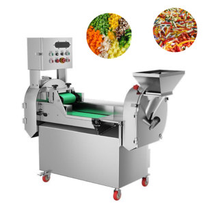 Continuous Feeding <b>Vegetable</b> Cutter For Food Processing Onion Green Pepper Carrot Shredding And Slicing Equipment - Product Image 1