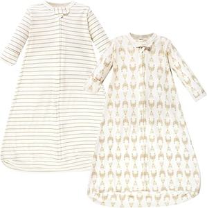 Sac de couchage 100% coton à manches longues de haute qualité, sac unisexe <span class=keywords><strong>avec</strong></span> fermeture éclair bidirectionnelle, couverture de couchage portable pour bébé 0.5 <span class=keywords><strong>TOG</strong></span> - Product Image 5