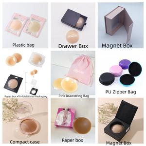 เครื่องประดับที่ปิดหัวนมเหมือนจริงแบบเจาะนำกลับมาใช้ใหม่ได้พร้อมที่ปิดหัวนมที่ปิดหัวนมเพื่อปิดหัวนม - Product Image 6