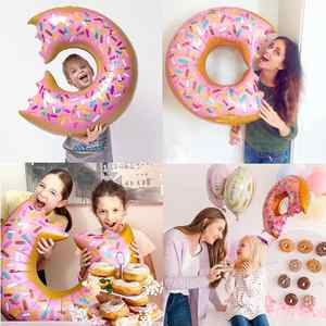 ชุดลูกโป่งรูปไอศกรีมมาการองน่ารักชุดซุ้มพวงมาลัยตกแต่งงานเลี้ยงวันเกิดของเด็กผู้หญิง - Product Image 5