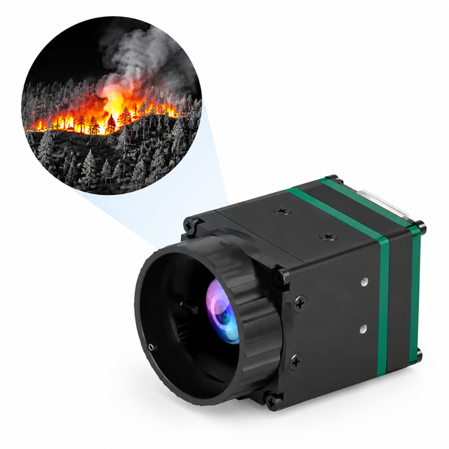 21mm 640x480 Uncooled Mini Thermal Imaging Camera Module 12um 50Hz Infrared Thermal Core for FPV Drone Integration