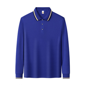 Camiseta Polo <span class=keywords><strong>de</strong></span> <span class=keywords><strong>manga</strong></span> <span class=keywords><strong>larga</strong></span> <span class=keywords><strong>para</strong></span> <span class=keywords><strong>hombre</strong></span> con estampado <span class=keywords><strong>de</strong></span> logotipo personalizado, Camiseta <span class=keywords><strong>de</strong></span> algodón sólido/tela personalizada - Product Image 6
