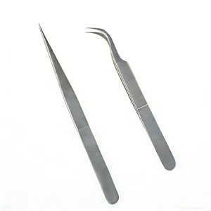 <span class=keywords><strong>Pince</strong></span> <span class=keywords><strong>à</strong></span> <span class=keywords><strong>épiler</strong></span> de précision pour extensions de cils, en acier inoxydable non magnétique, <span class=keywords><strong>à</strong></span> pointe lisse, durable, de qualité, directement de l'usine Yucagci - Product Image 1