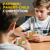 Cube de labyrinthe à billes roulantes 3D éducatif, grand puzzle de labyrinthe, casse-tête éducatif, jouet de logique, jeu de labyrinthe à billes pour enfants