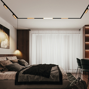 2.4g RF Remote Controller <strong>Wifi</strong> <strong>Enable</strong> Led 20w <strong>Rgbw</strong> Magnetic <strong>Track</strong> Light With <strong>Rotating</strong> Angle 24 60 350 Degree - Product Image 3