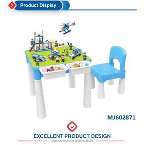 مدينة الإبداعية بارك مؤامرة كتلة الجدول 715 الجسيمات بناء كتلة مجموعات لعبة البناء تحتوي على 4 دمى الاطفال الألغاز لعبة - Product Image 2