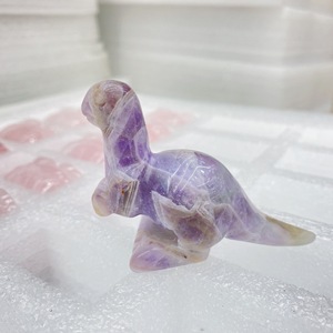 HZ Wholesale Agate naturelle Que Sera, pierre brute de cristal de matériau varié, Agate Crazy, sculpture de dinosaure en pierre brute - Product Image 4