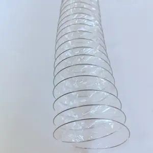 Flessibile di plastica trasparente helix canalizzazione dell'aria