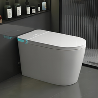 Toilettes Intelligentes Modernes avec Réservoir Caché, Chauffage de Siège Avancé, Ouverture Automatique Électronique et Télécommande pour Salle de Bain