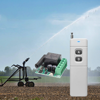Pompe à eau avec télécommande, portée de 2000 m, interrupteur sans fil RF pour système d'irrigation agricole, kit d'arrosage de jardin