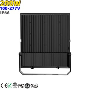 Thân thiện với môi nhà máy bán hàng trực tiếp Nhôm Nhà ở IP66 Đèn pha ngoài trời 200 wát <span class=keywords><strong>LED</strong></span> Flood Lights với CE <span class=keywords><strong>SAA</strong></span> ETL - Product Image 3