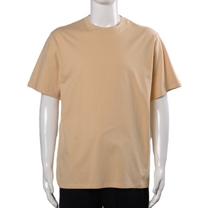 T-shirt personnalisé pour homme <span class=keywords><strong>Gelan</strong></span>, de haute qualité, en tissu lourd 220 g/m², tricoté, imprimé, uni, formel, grande taille - Product Image 6