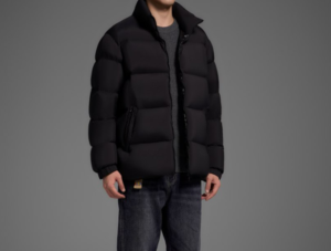 Veste matelassée à <span class=keywords><strong>capuche</strong></span> en duvet <span class=keywords><strong>noir</strong></span> mat imperméable grande taille Bechance pour <span class=keywords><strong>homme</strong></span>, pour un usage urbain hivernal et un confort quotidien - Product Image 6