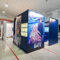 IZEXPO Stand d'exposition modulaire flexible en bois 20x30ft, stand commercial modulaire tendance pour jouets et articles de fantaisie/anime, pour Anime NYC