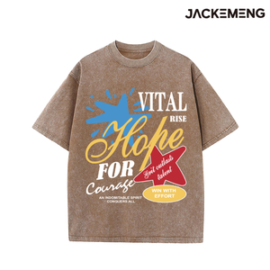 T-shirt Oversize Rétro Streetwear Vital Hope <span class=keywords><strong>Courage</strong></span> – Entrepôt Local USA – Vente en Gros Hip Hop Manches Courtes - Product Image 6