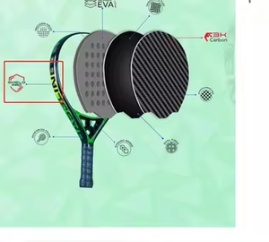 Raquetas de Pá<span class=keywords><strong>del</strong></span> Profesionales de Fibra de Carbono de Primera Calidad 2026, Raqueta de <span class=keywords><strong>Tenis</strong></span> de Marca Personalizada, Directamente <span class=keywords><strong>del</strong></span> Fabricante en China - Product Image 3