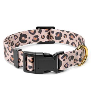 Venta al por mayor personalizado sublimación diseñador personalizado lindo leopardo cachorro <span class=keywords><strong>Collar</strong></span> perro <span class=keywords><strong>Collar</strong></span> para pequeño <span class=keywords><strong>collar</strong></span> de perro mascota - Product Image 1