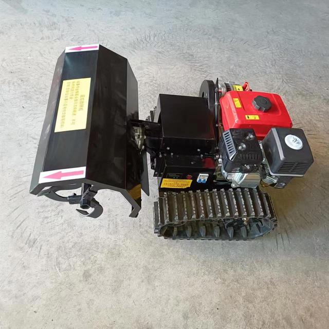 Remote Control Mini Cultivator for Paddy Multi Functional Trenching Agricultural Crawler Micro Tiller