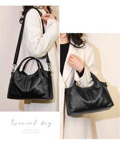 Wholesale Newest High Fashion Large Capacity Women Ladies Pu <b>Leather</b> Fashion <b>Soft</b> Hand <b>Bag</b> Handbags - Product Image 2