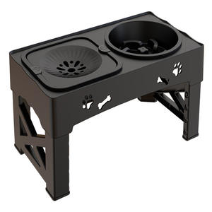 Cuenco alimentador para perros de acero inoxidable al por mayor con altura ajustable, comederos ecológicos para gatos domésticos, cuenco de comida lenta, suministros para mascotas - Product Image 6