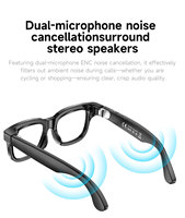 Lunettes Intelligentes IA Tendance avec Caméra HD 8MP, Appel Sans Fil, Musique, Enregistrement Vidéo et Traduction Vocale Intelligente