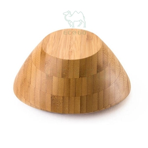 Cuenco de bambú ecológico, ensaladera de madera multiusos, cuenco de madera con logotipo personalizado del fabricante - Product Image 4