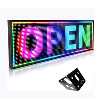 Letrero LED para Exteriores e Interiores, Tablero de Anuncios Desplazable P10/P8/P5/P5, Letrero para Tiendas, Centros Comerciales, Pantalla Programable por Wifi con Texto