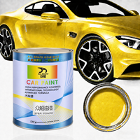 Cat Refinish Kendaraan Berkinerja Tinggi 1K Warna Perak Sangat Cocok untuk Kebanyakan Spray Gun Industri Otomotif yang Umum Digunakan