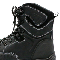 Chaussures de sécurité tactiques MAXITOUGH en cuir nubuck imperméables et antidérapantes avec embout en fibre de verre pour la randonnée et la construction (vente en gros)